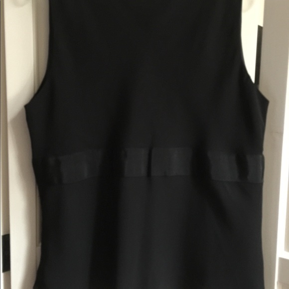 Isaac Mizrahi black chiffon evening top - Picture 5 of 5